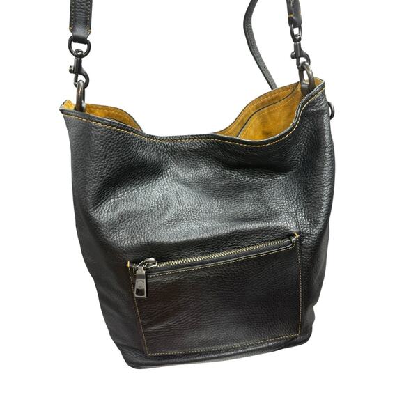 COACH 1941 Duffle Bag in Black Pebble Leather Crossbody Satchel No DF-50115 - Picture 10 of 16